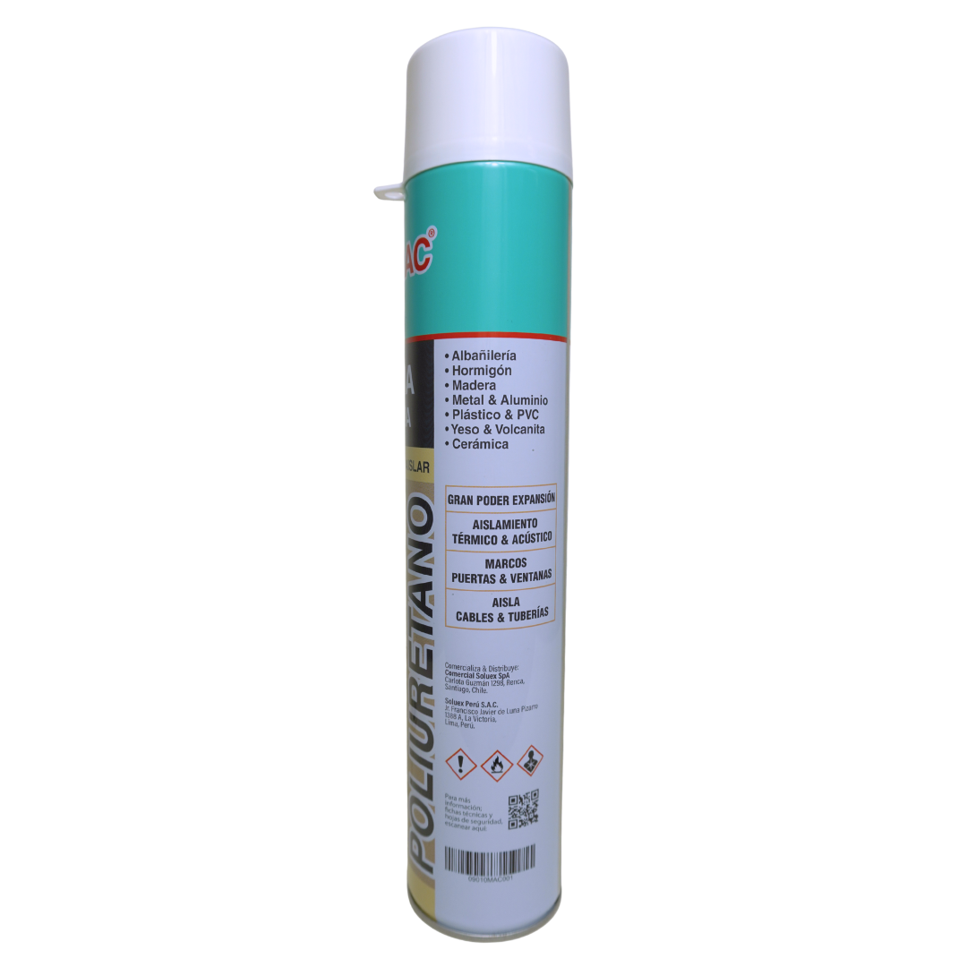Espuma de poliuretano Sellomac de 750 ml