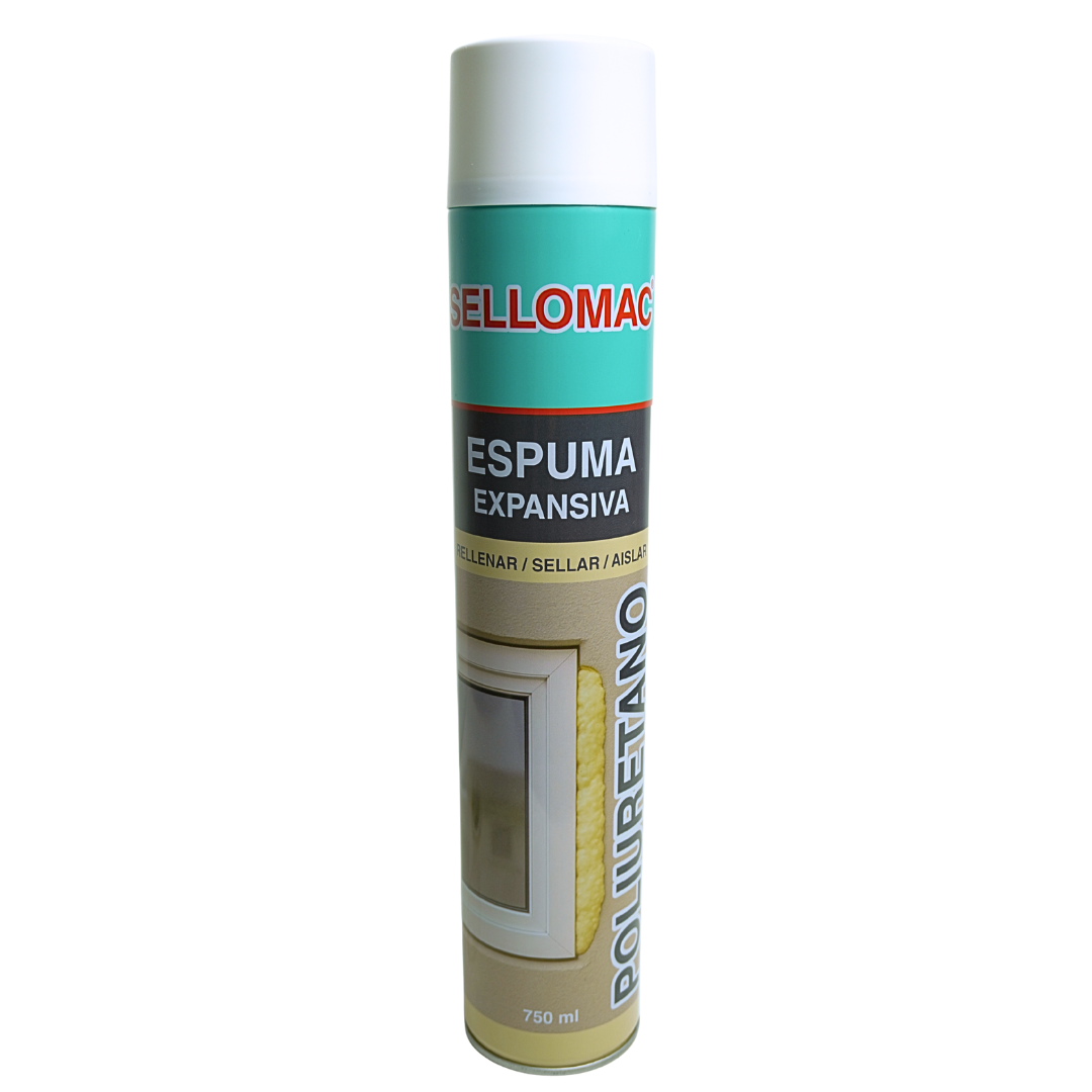 Espuma de poliuretano Sellomac de 750 ml