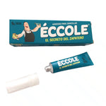 Pegamento Eccole en barra de 9 gramos, adhesivo escolar no tóxico para papel y cartulina, ideal para manualidades y uso diario.