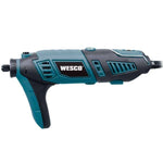 Herramienta rotatoria eléctrica Wesco WS3113K de 130W, tipo Dremel, en kit con accesorios para tallado, lijado y pulido de precisión.