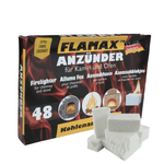 iniciadores de fuego Flamax, pastillas ecológicas para encendido rápido y fácil de parrillas, chimeneas y estufas a leña