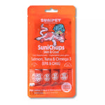 Snack funcional para gatos que ayuda a mantener piel sana y pelaje brillante con sabor a pollo