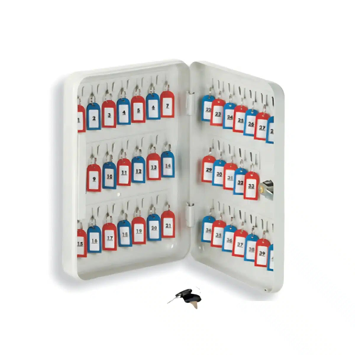 Caja de seguridad porta llaves Bash K-300A caja porta llaves metálica 45 unidades