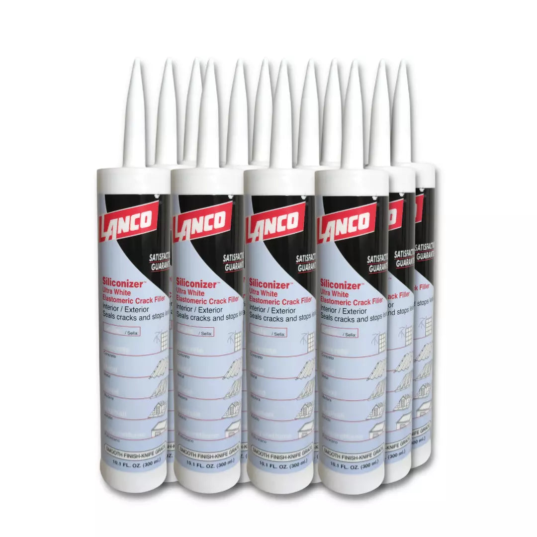 Tubos de Masilla Elastomérica Siliconizer Lanco para sellado de grietas