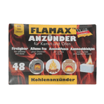 iniciadores de fuego Flamax, pastillas ecológicas para encendido rápido y fácil de parrillas, chimeneas y estufas a leña
