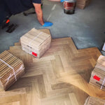 Adhesivo Patel PAT390 de 900 gramos para pegar parquet y pisos de madera, formato pequeño para reparaciones