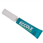 Pegamento Eccole en barra de 9 gramos, adhesivo escolar no tóxico para papel y cartulina, ideal para manualidades y uso diario.