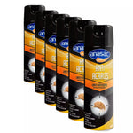 Pack 6 insecticidas antiácaros Anasac 400ml en aerosol, elimina los ácaros del polvo en colchones y tapicería, previniendo alergias respiratorias.