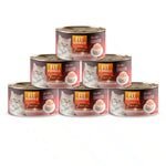 6 latas de comida húmeda Gourmet para gatos, sabor atún y camarón