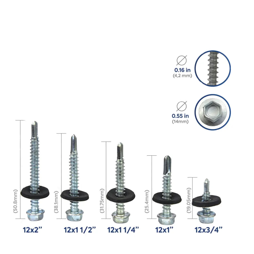 tornillos autoperforantes Metalicos