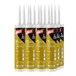 Pack de 12 tubos de sellador acrílico Lanco pintable para juntas y grietas
