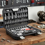 Juego de dados Yato 94 piezas 1/2 a 1/4 pulgadas YT-12682