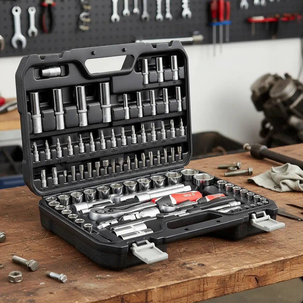 Juego de dados Yato 94 piezas 1/2 a 1/4 pulgadas YT-12682