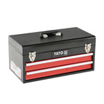 Caja de herramientas Yato YT-38951 de 80 piezas, incluyendo llaves, puntas y accesorios para trabajos de mecánica y hogar
