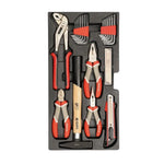 Caja de herramientas Yato YT-38951 de 80 piezas, incluyendo llaves, puntas y accesorios para trabajos de mecánica y hogar