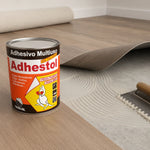 Adhesivo Multiusos Adhestol Dideval 1/4 galón para alfombras vinilos cubrepisos y enchapes