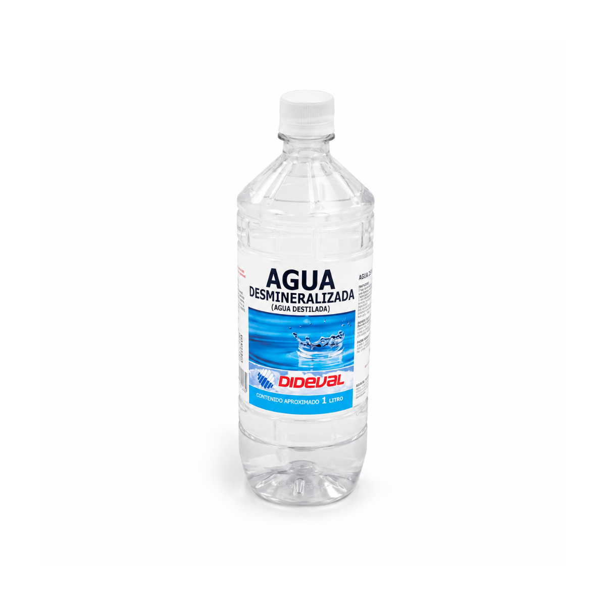 Agua Destilada Desmineralizada Dideval alta pureza para radiadores baterías y equipos industriales