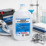 Agua Destilada Desmineralizada Dideval alta pureza para radiadores baterías y equipos industriales