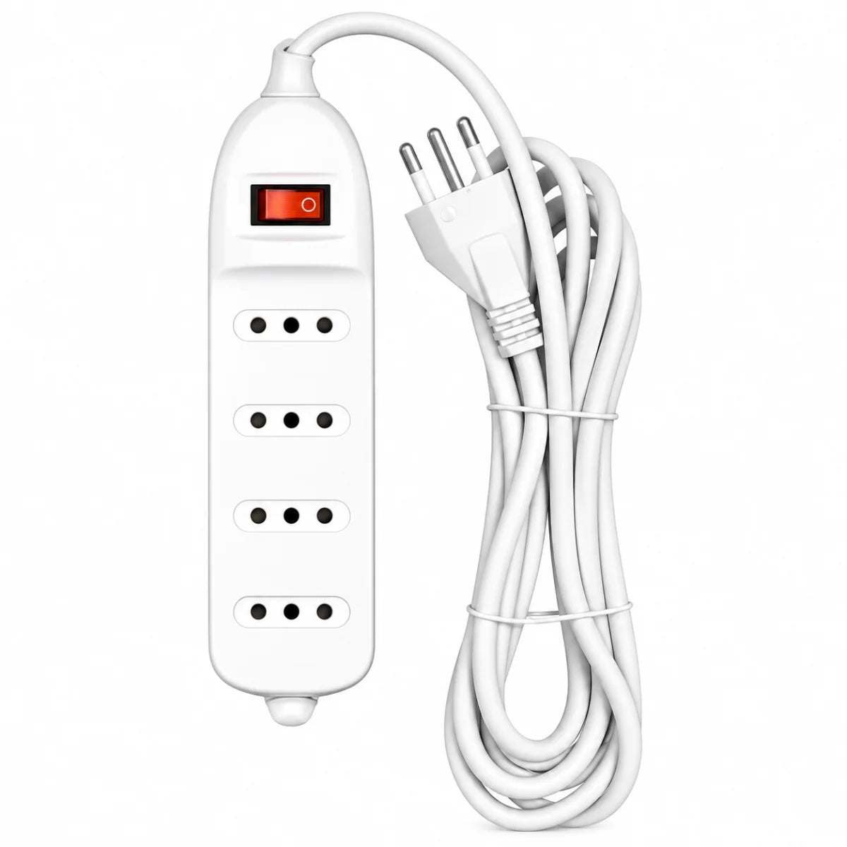 Alargador Stanford de 4 tomas con interruptor y cable de 5 metros