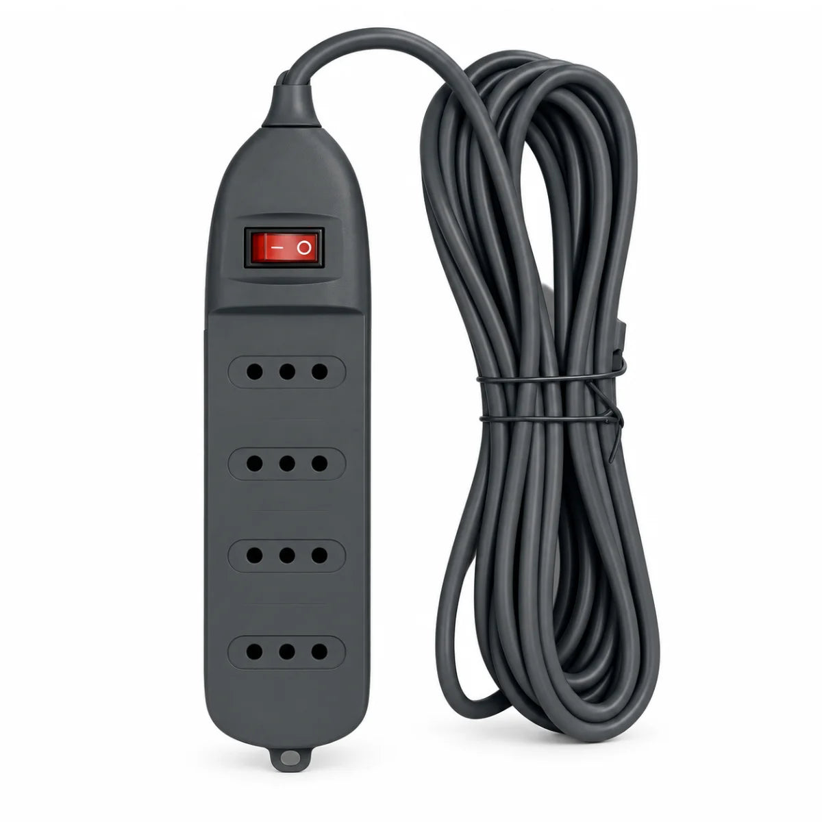 Alargador Stanford de 4 tomas con interruptor y cable de 5 metros