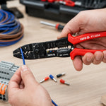 Alicate Pelacable Multifuncional Yato YT-2254 para corte pelado y crimpado de cables