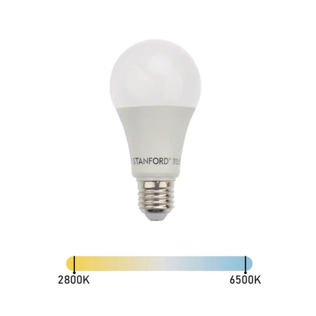 Pack 10 Ampolleta LED clásica Stanford de 7W con base E27 para ahorro de energía