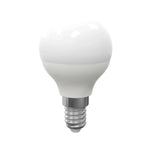 Ampolleta mini bola LED de 6W y luz cálida con base E14 de la marca Stanford