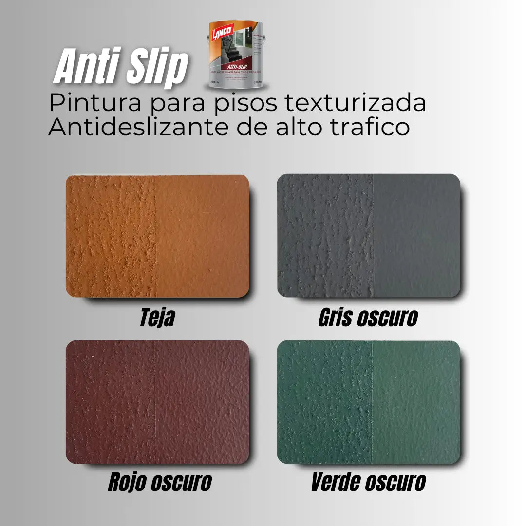 esmalte antideslizante pintura con arena pintura pintura para pisos emalste antideslizante para pisos anti slip lanco