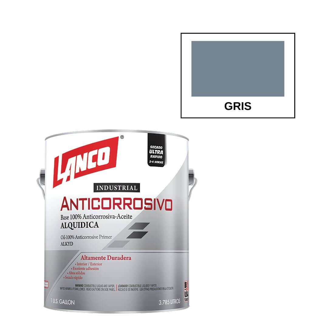 Anticorrosivo Industrial Alquidico Lanco 1 Galón Colores
