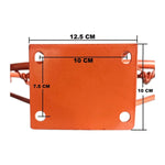 Aro de basquetbol profesional color naranja con dos resortes elásticos, fabricado en acero macizo de 45 cm de diámetro.
