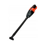 Aspiradora inalambrica de mano Yato de 18V con potencia de 3.8 kPa, incluye batería, cargador y accesorios para limpieza de autos y hogar.