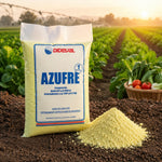 Azufre Fertilizante Agrícola 1 Kilo Dideval corrector de pH y mejorador de suelos para cultivos y jardines