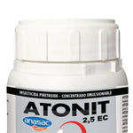 Insecticida concentrado Atonit 2.5 EC de Anasac de 100 cc, solución de amplio espectro para el control de plagas en cultivos, huertos y jardinería.