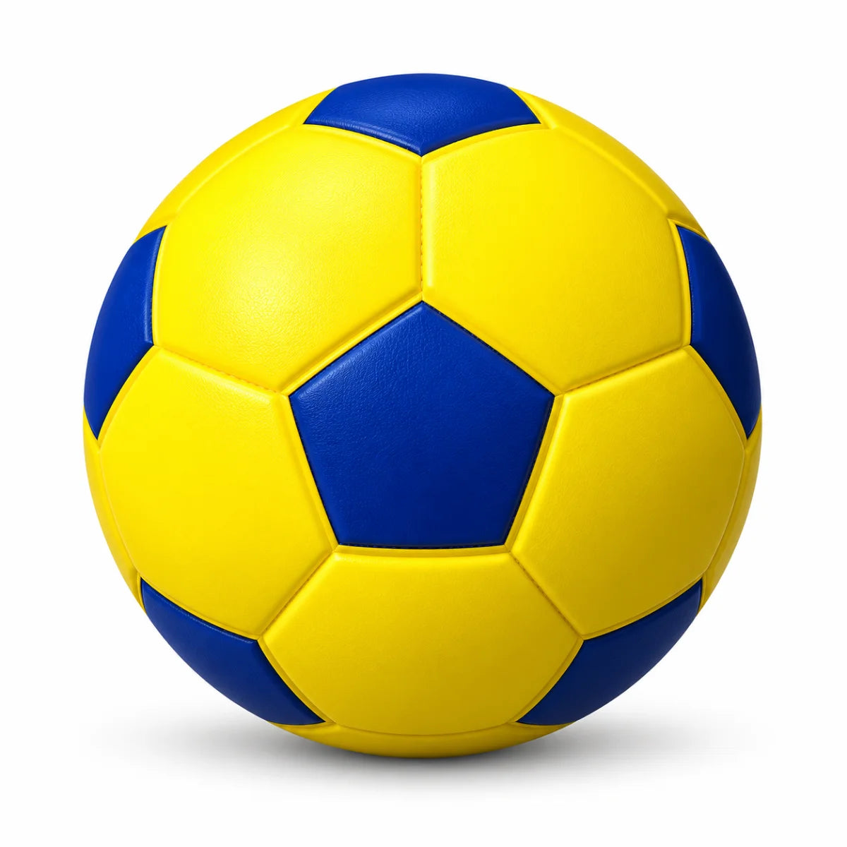 Pelota de fútbol de espuma Soft-PU UkTime N°8 amarilla