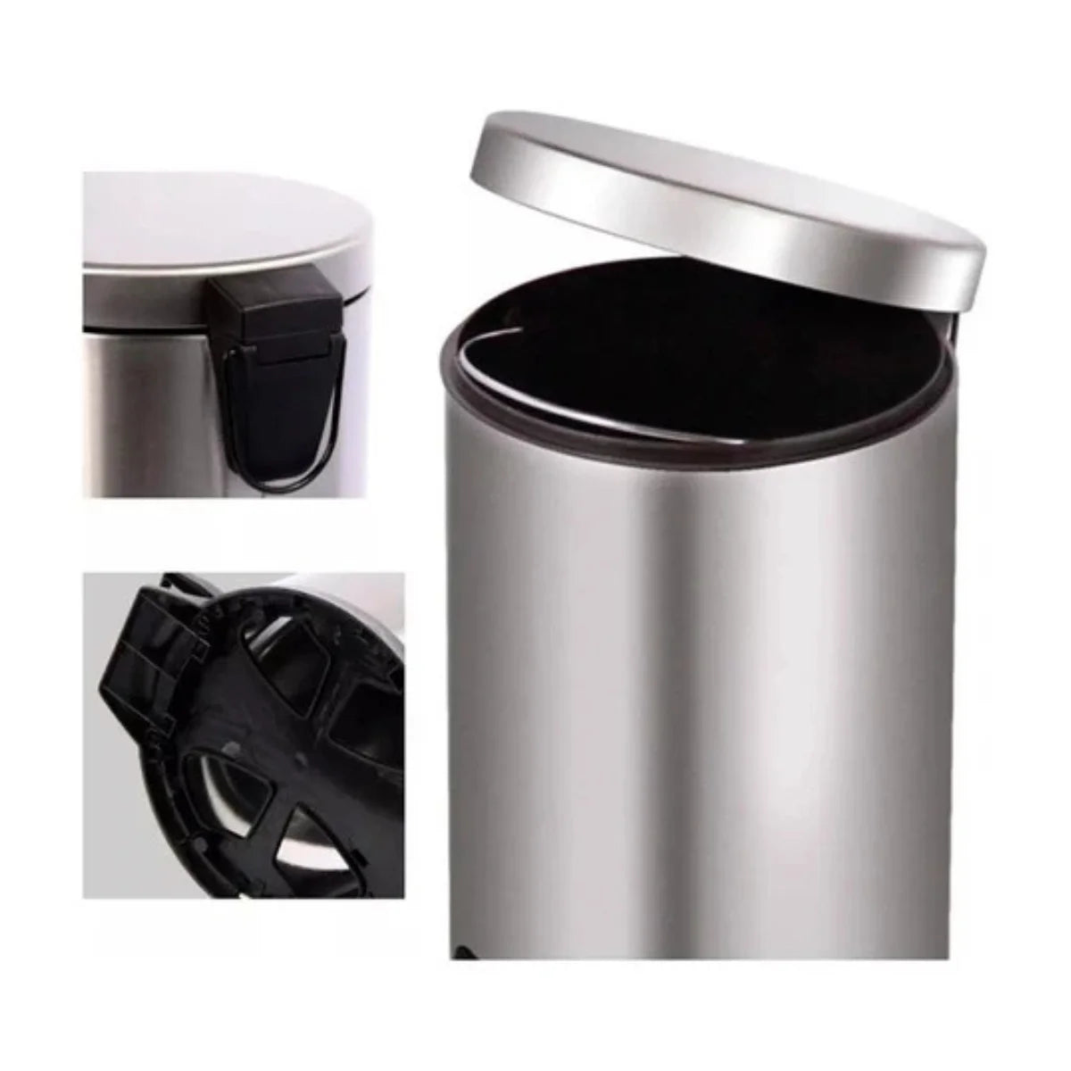 Basurero con pedal Täumm de 30 litros de acero inoxidable