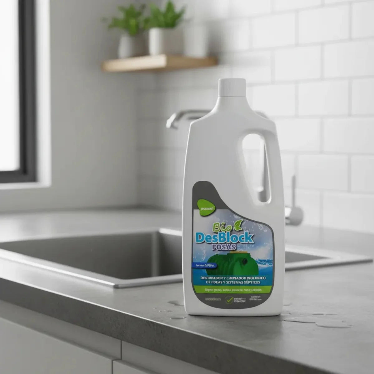 Bio Desblock Limpia Fosas Biológico Passol 950 ml