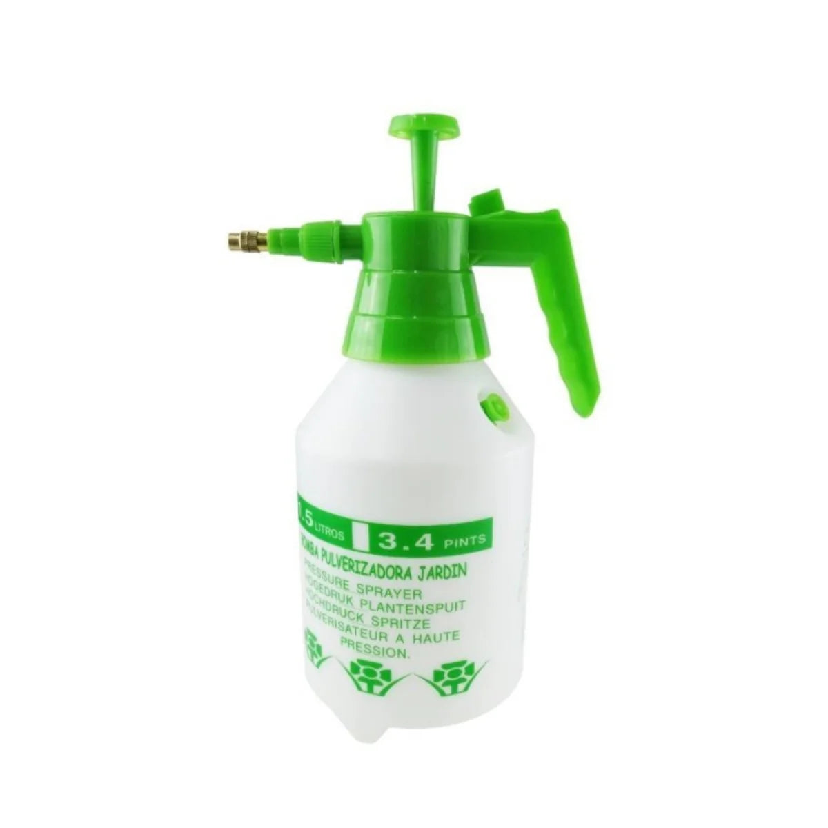 Pulverizador de jardín Rayun de 1.5 L con válvula de seguridad y gatillo de pulverización continua para insecticidas y abono.