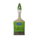 Brocha multiuso marca Sherwin Williams de 3 pulgadas (75 mm) para todo tipo de pinturas y barnices.