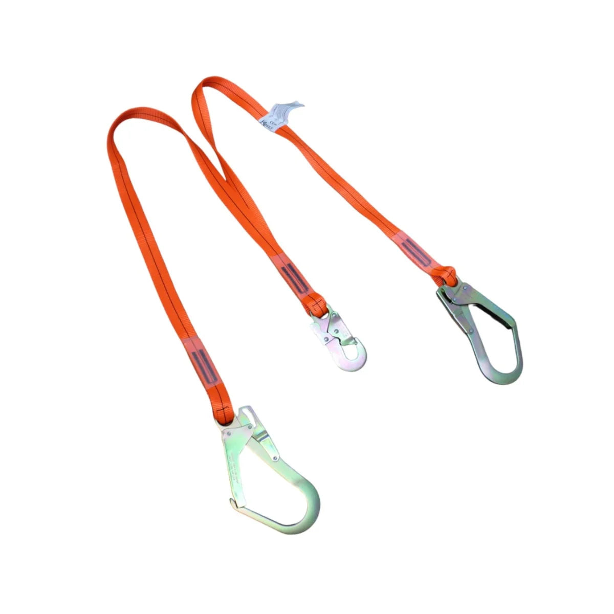 Cabo de vida de posicionamiento progresivo KBEEN KL-8700 tipo Y con resistencia de 22kN y mosquetones certificados ANSI/EN.