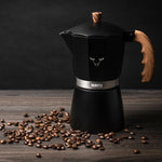 Cafetera italiana Wayu de aluminio con capacidad de 450 ml