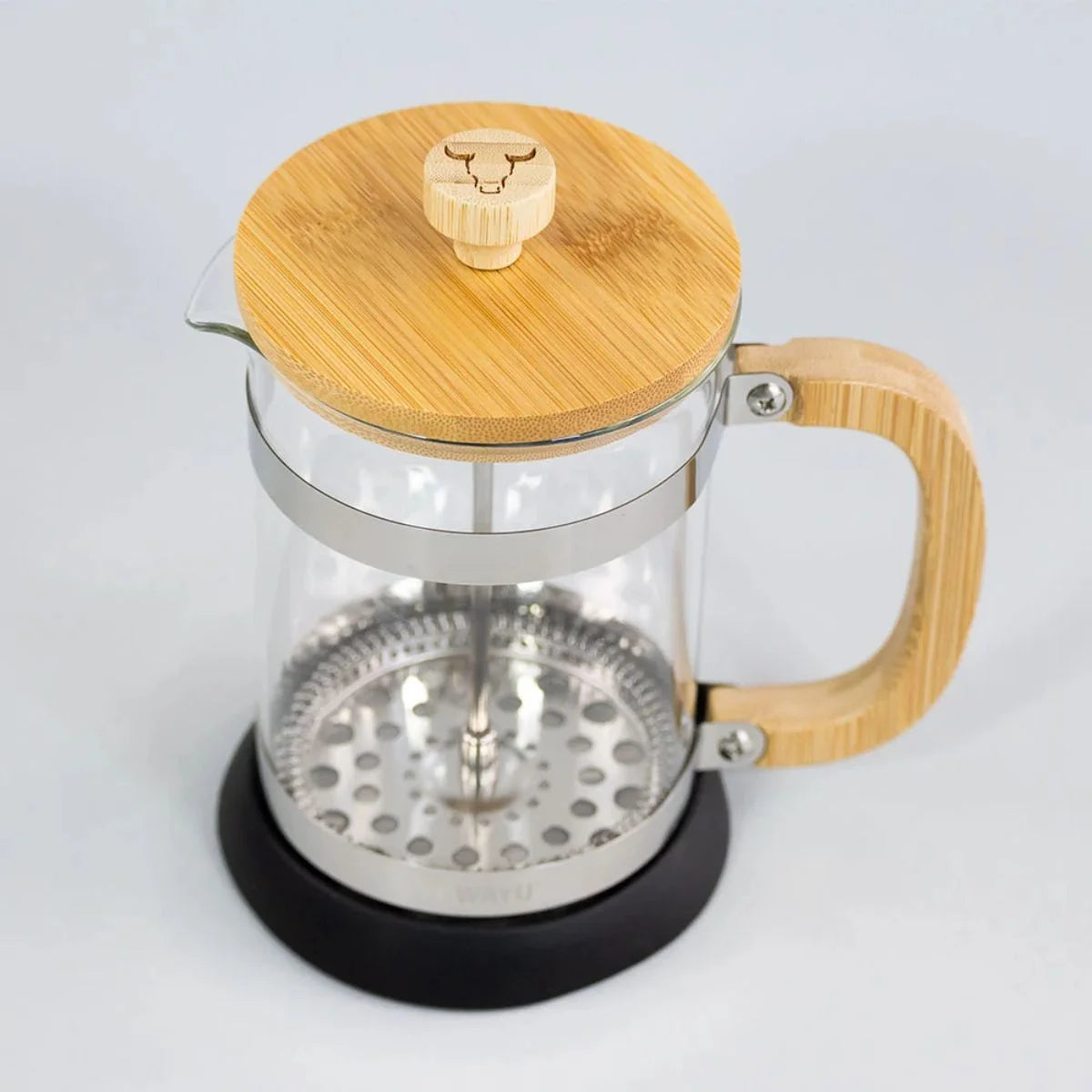 Cafetera prensa francesa Wayu Premium de vidrio borosilicato