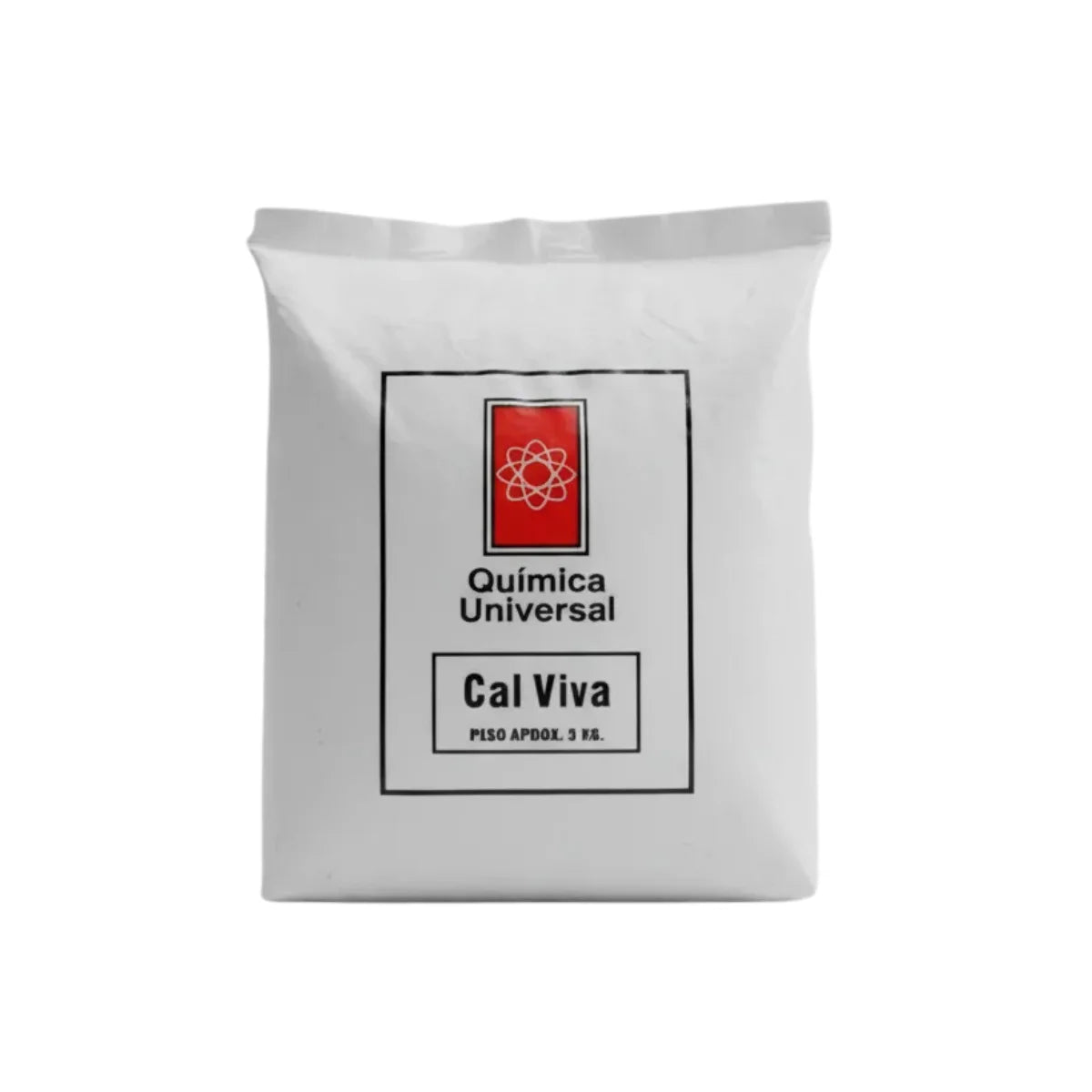 Saco de 5 kg de Cal Viva Química Universal para desinfección de pozos y blanqueo de muros.