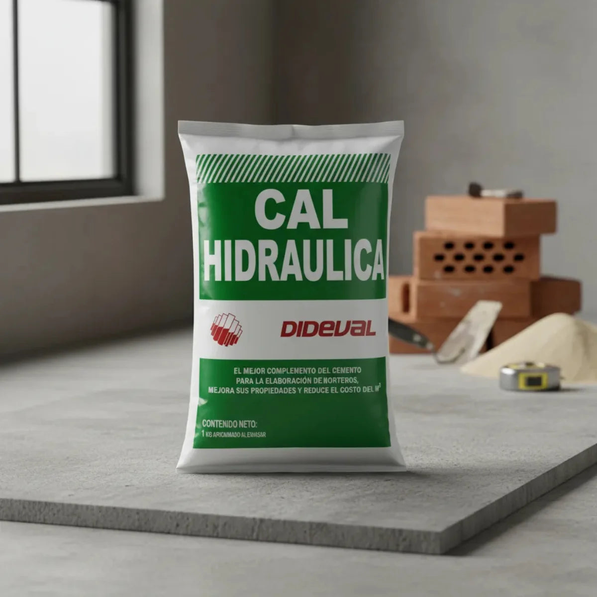 Cal Hidratada Hidróxido de Calcio Dideval en polvo para construcción agricultura y corrección de pH