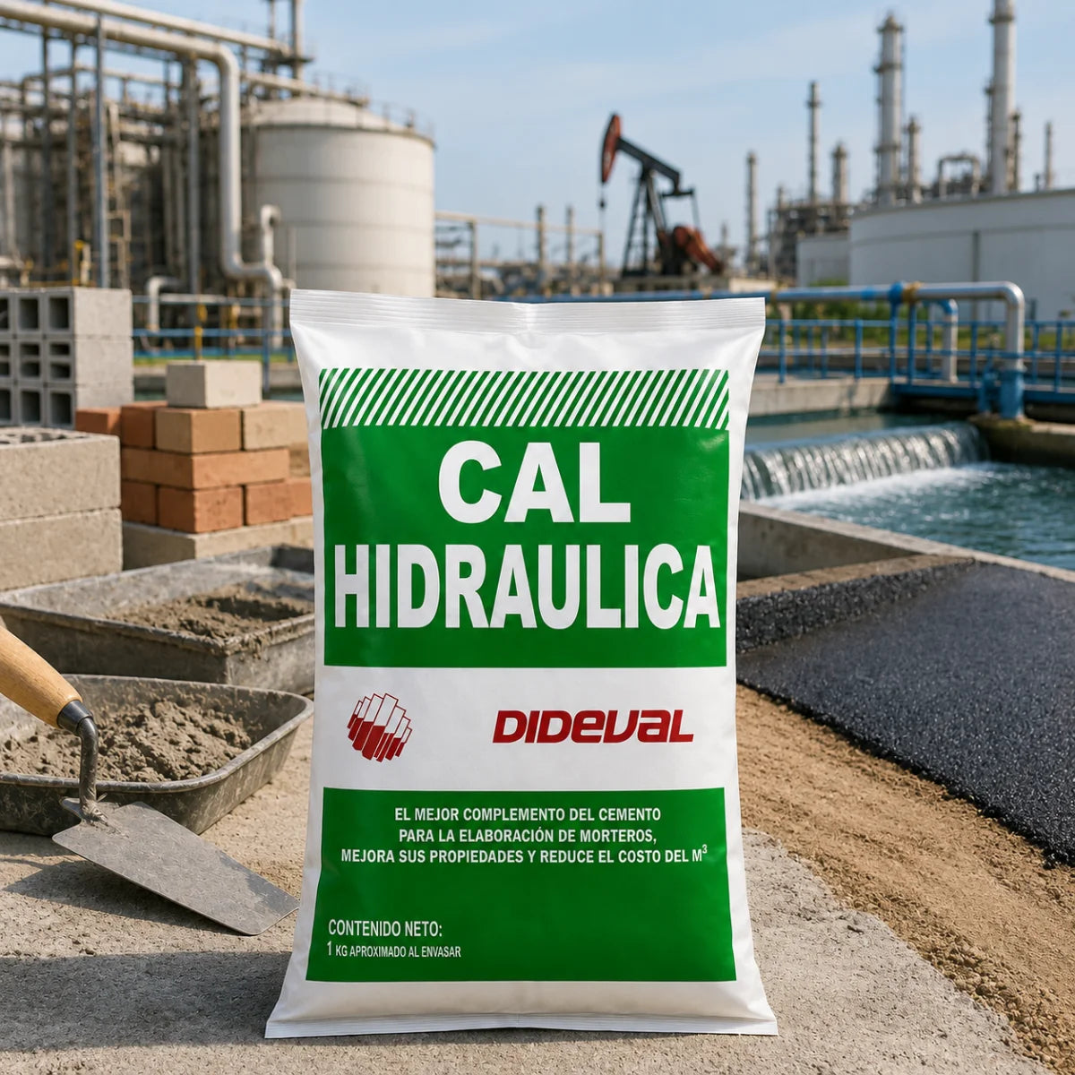 Cal Hidratada Hidróxido de Calcio Dideval en polvo para construcción agricultura y corrección de pH