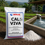 Cal Viva Óxido de Calcio 1 Kg Dideval para estabilización de suelos corrección de pH y tratamiento de aguas