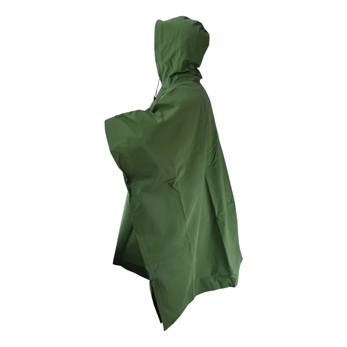 Poncho impermeable de seguridad Black Bear Holt T35 con espesor de 0.35 mm y costuras selladas.