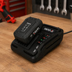 Cargador Rápido Yato YT-828498 para Baterías Li-Ion 18V