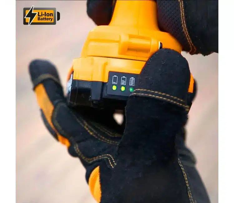 Taladro atornillador portátil con batería 1,5 Ah y cargador incluido