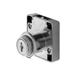 Cerradura para Cajón Safer Níquel Gris con Llave Plegable