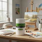 Cola fría profesional Patel de 1 kg, adhesivo flexible de base acuosa para encuadernación de libros y refuerzo de papel mural.